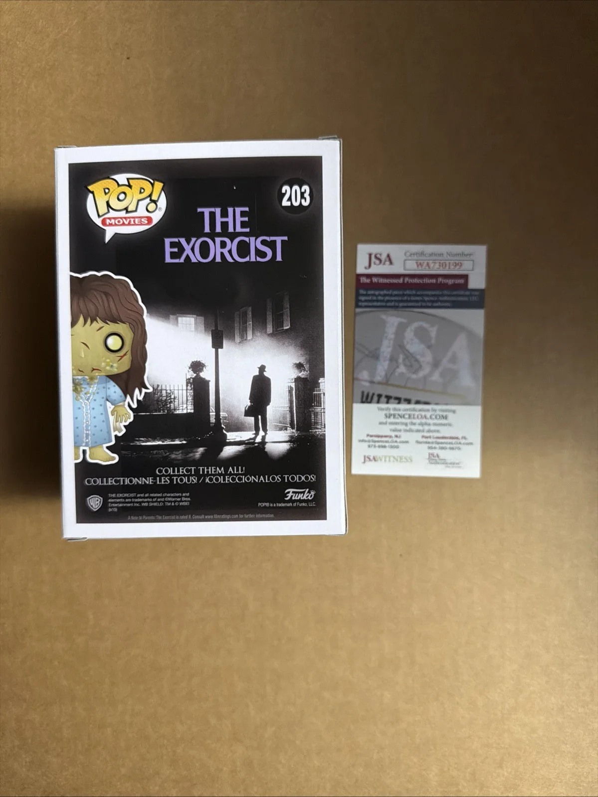 Linda Blair — Linda Blair Signed/Autographed Regan Funko Pop! The Exorcist. JSA Witness COA, изображение 3