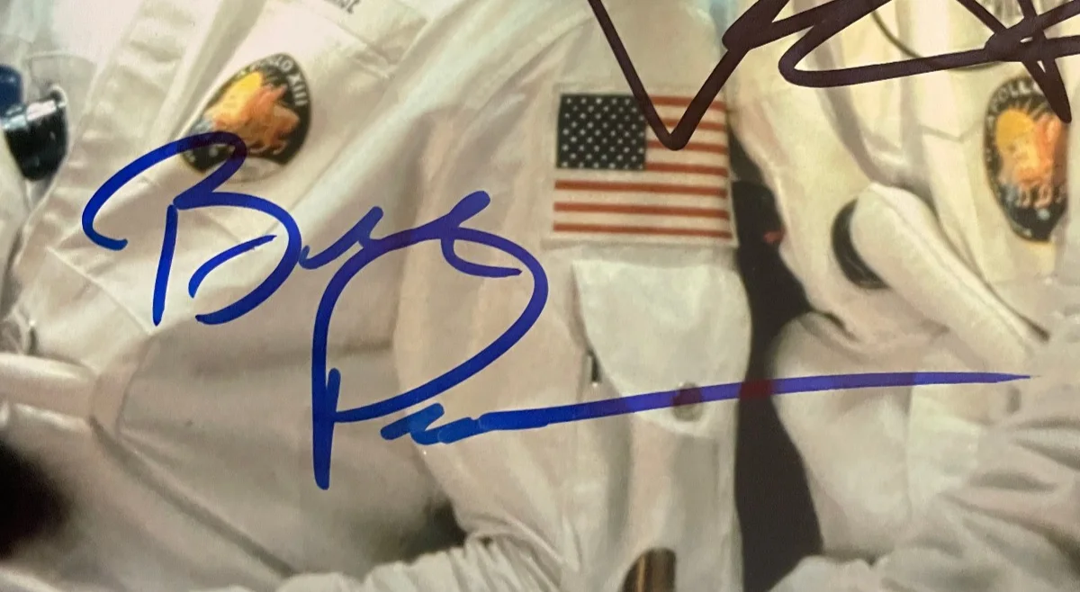 Bill Paxton, Tom Hanks, Kevin Bacon — Apollo 13 Signed Autograph 10x8 Bob Paxton, Kevin Bacon, Tom Hanks Photo w/ COA, изображение 2