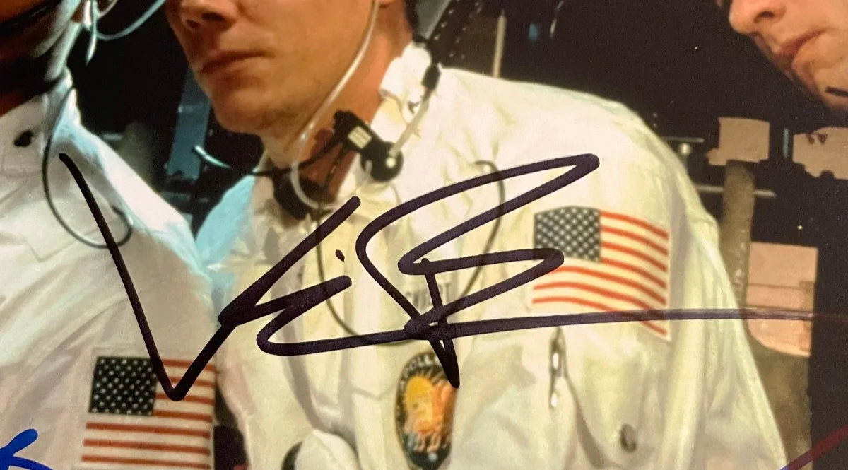 Bill Paxton, Tom Hanks, Kevin Bacon — Apollo 13 Signed Autograph 10x8 Bob Paxton, Kevin Bacon, Tom Hanks Photo w/ COA, изображение 3