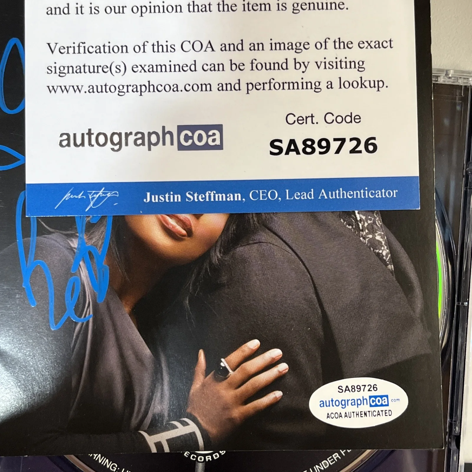 BEBE WINANS SIGNED AUTOGRAPH CD CECE STILL ACOA CERTIFIED, image 3