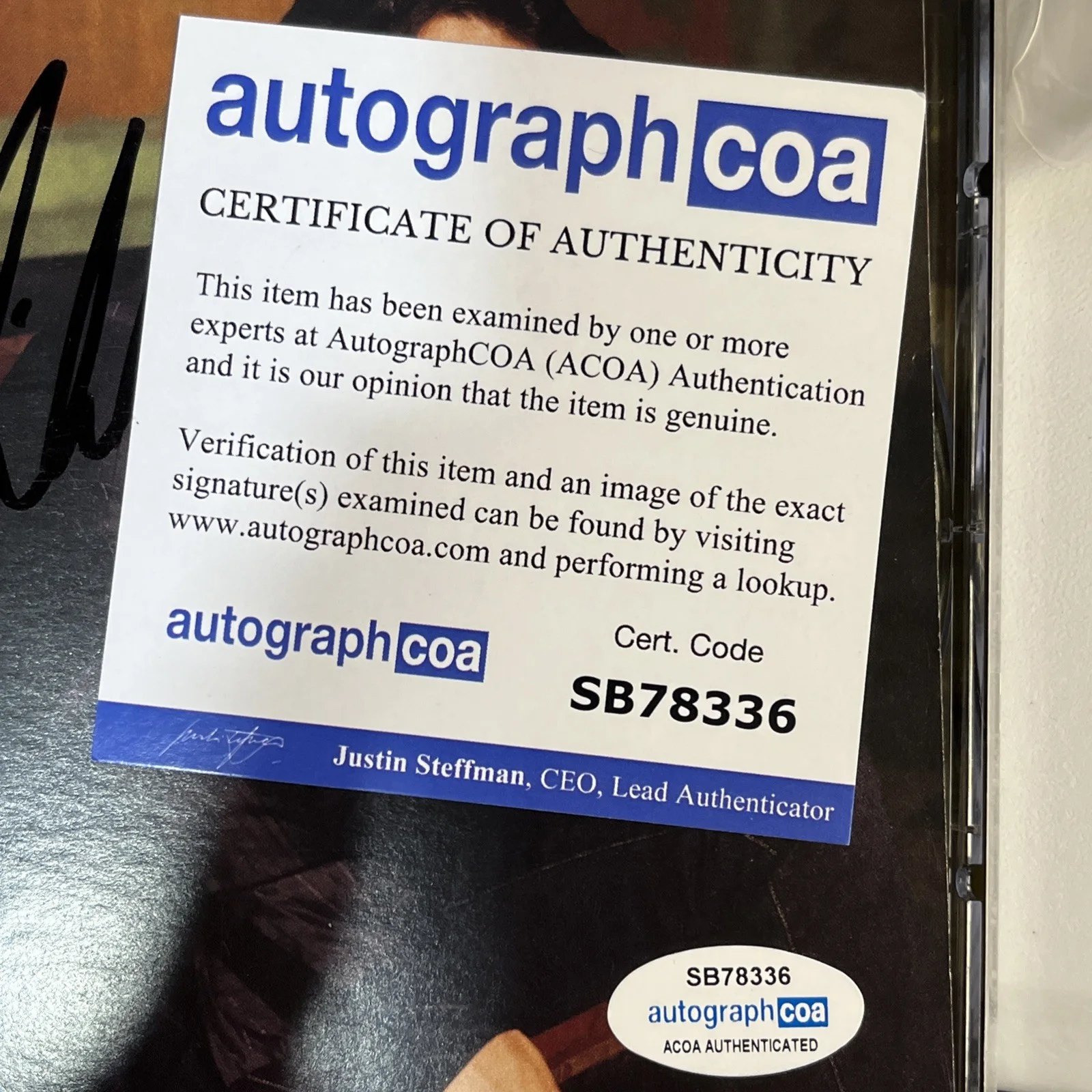JOE NICHOLS SIGNED AUTOGRAPHED CD ACOA COA REVELATION COUNTRY STAR RARE, image 2