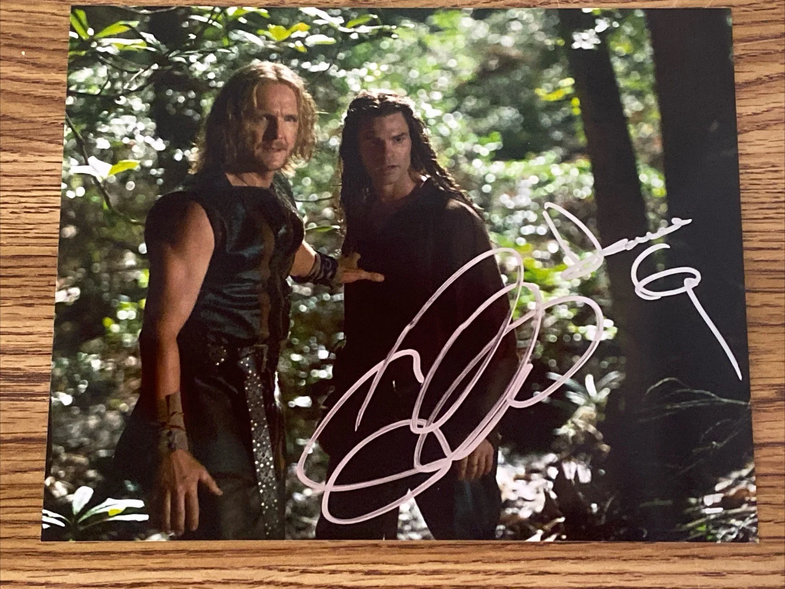 Daniel Gillies & Sebastian Roche — Sebastian Roche & Daniel Gillies Autographed 8x10 Photo The Originals
