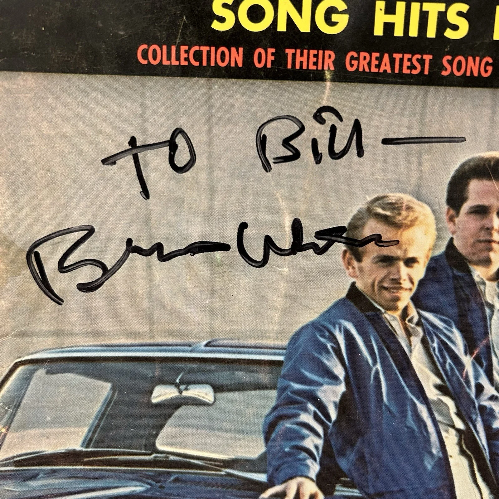 Brian Wilson Autograph Signature Beach Boys Song Book, изображение 2