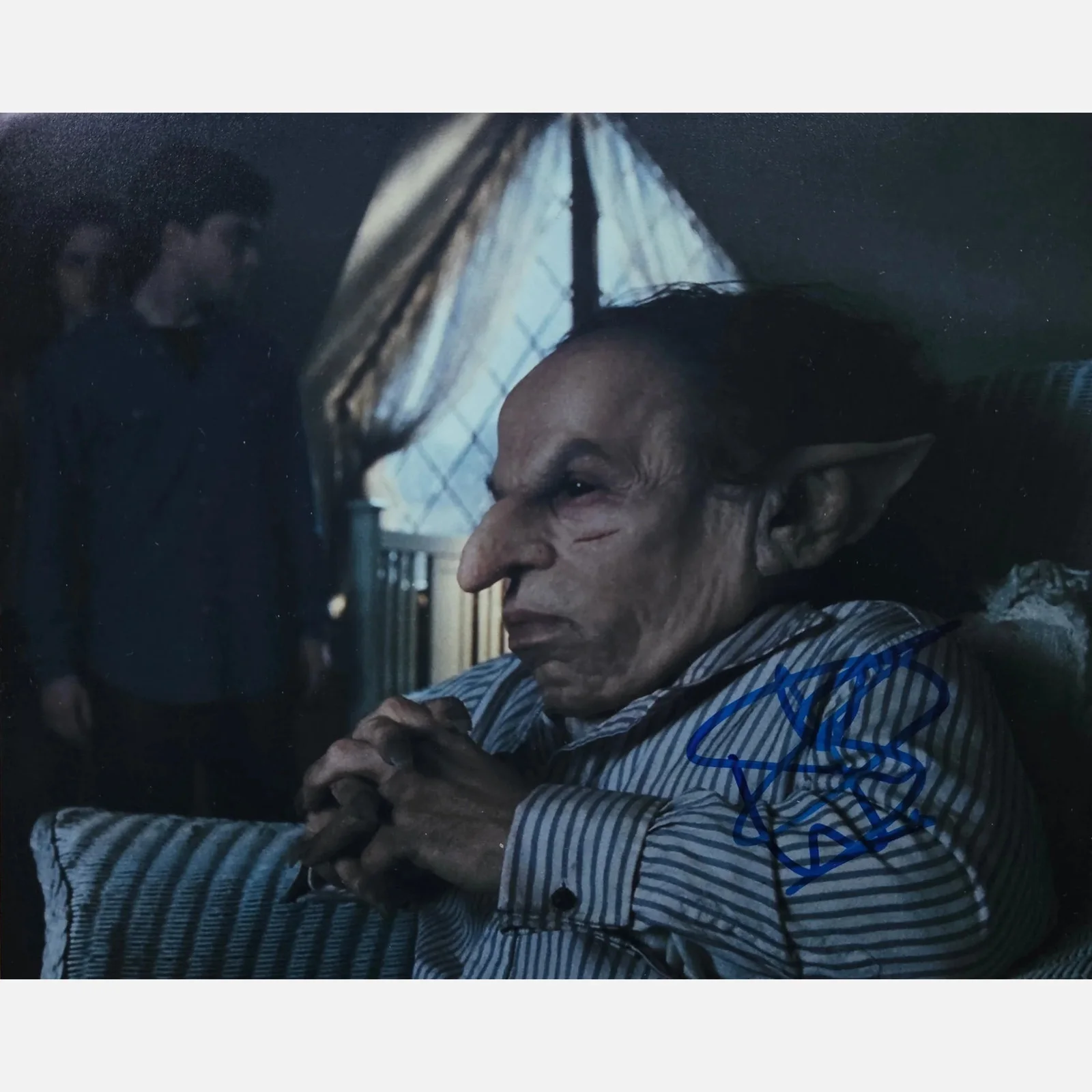 WARWICK DAVIS autograph ACOA signed 8x10 photography HARRY POTTER — WARWICK DAVIS autograph ACOA signed 8x10 photography HARRY POTTER