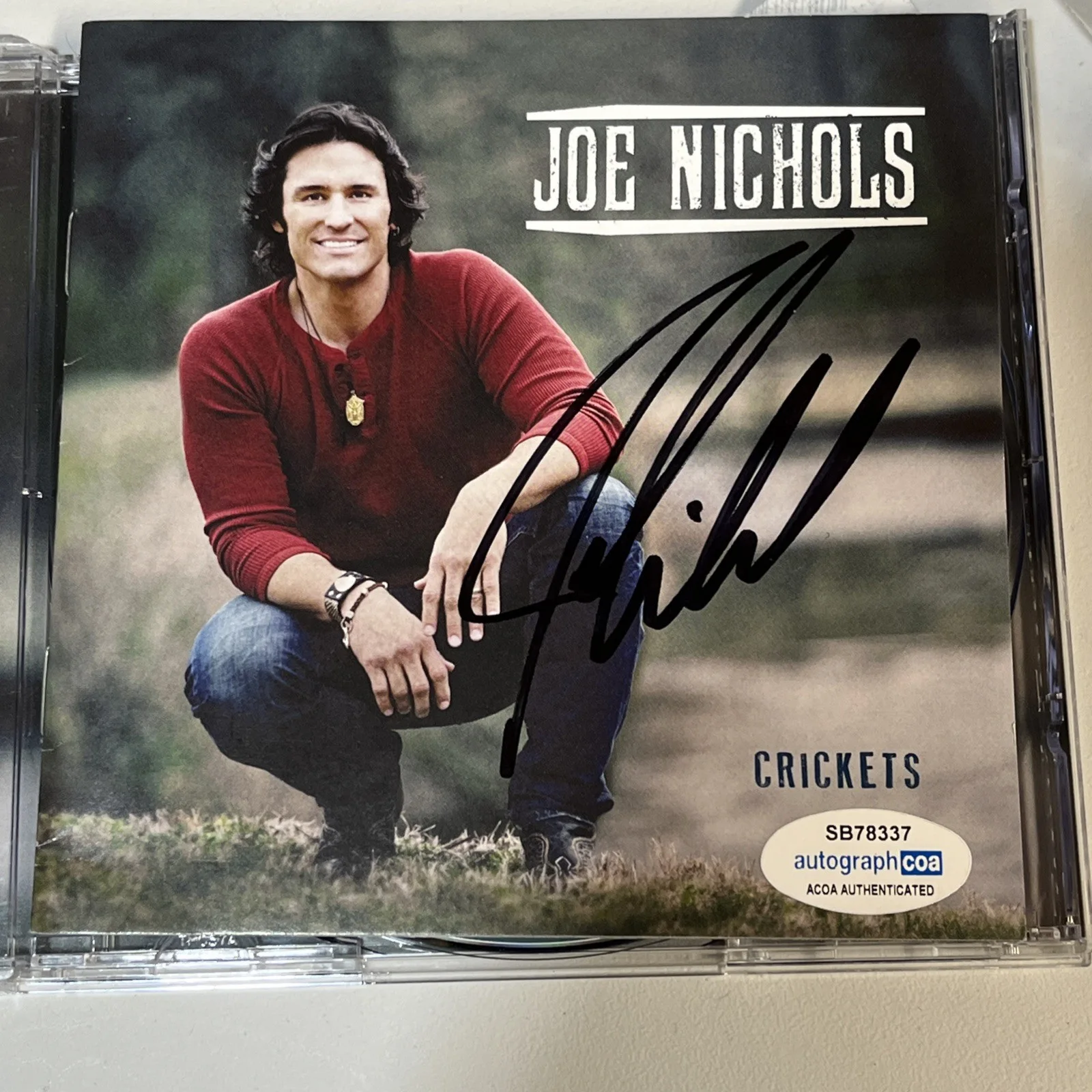 JOE NICHOLS SIGNED AUTOGRAPHED CD ACOA COA CRICKETS COUNTRY STAR RARE, image 4