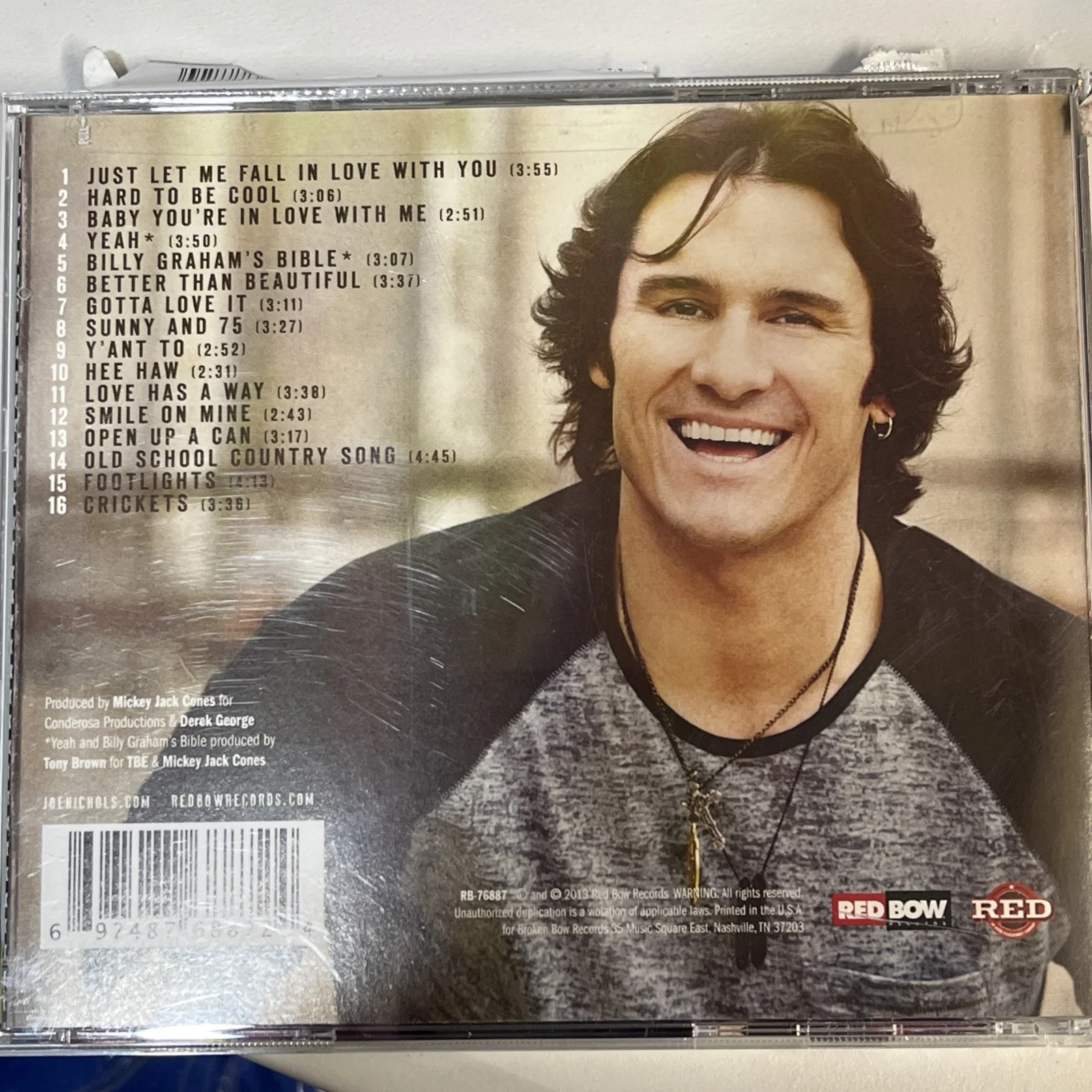 JOE NICHOLS SIGNED AUTOGRAPHED CD ACOA COA CRICKETS COUNTRY STAR RARE, image 5