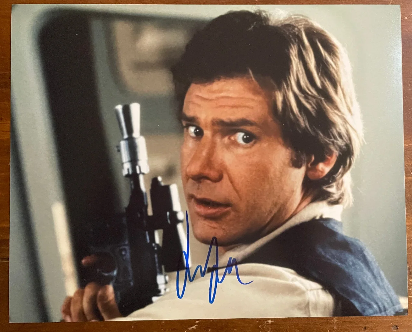 Harrison Ford — Harrison Ford Signed Autograph Signature 8x10 Star Wars Han Solo Photograph