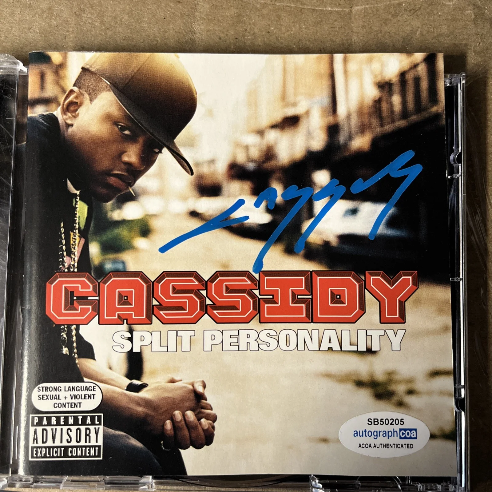 RAPPER CASSIDY BARS SIGNED AUTOGRAPHED CD ACOA CERTIFIED Split Personality, image 3
