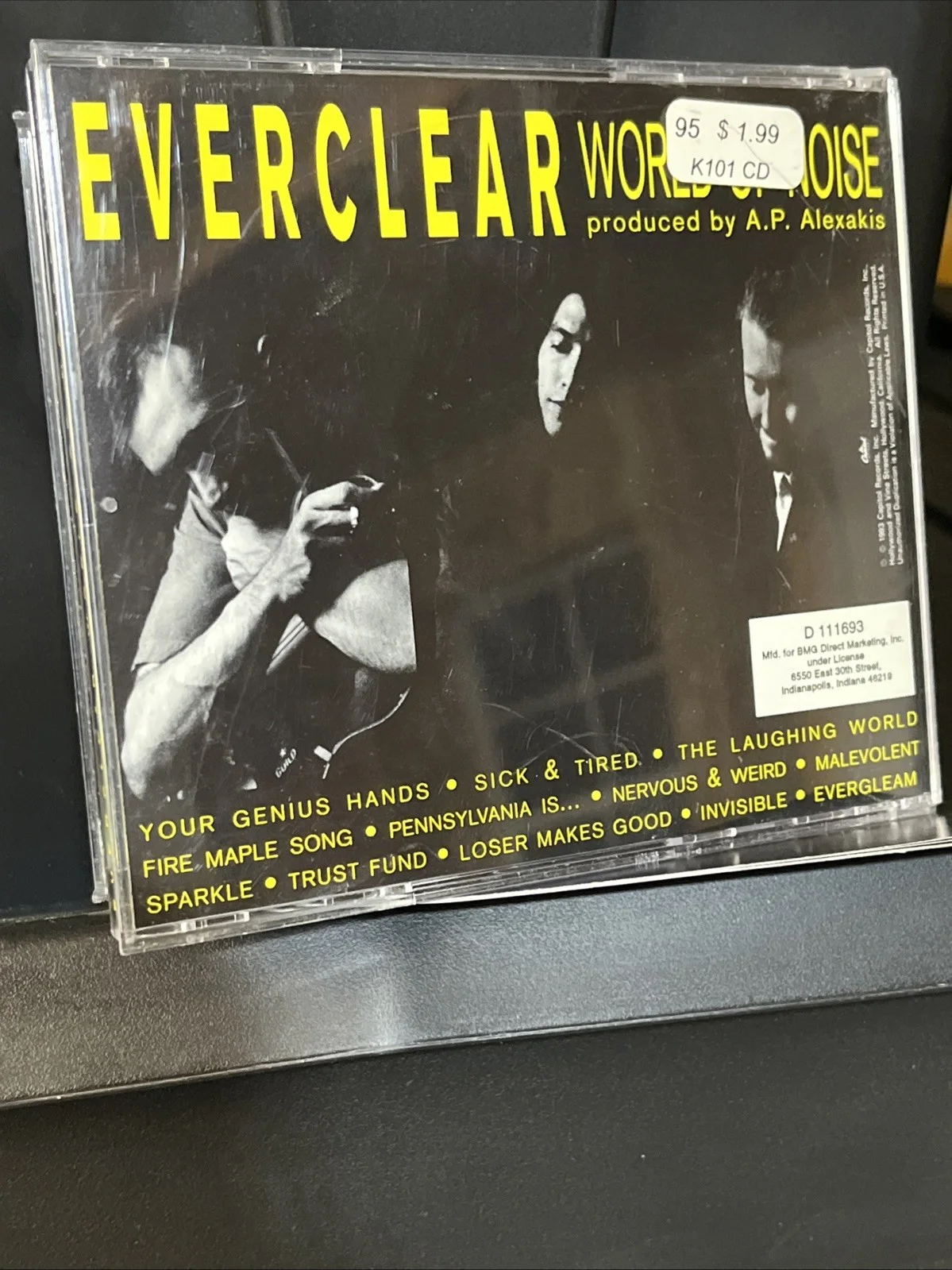 Everclear Art Alexakis SIGNED AUTOGRAPHED CD ACOA CERTIFIED WORLD OF NOISE, image 5