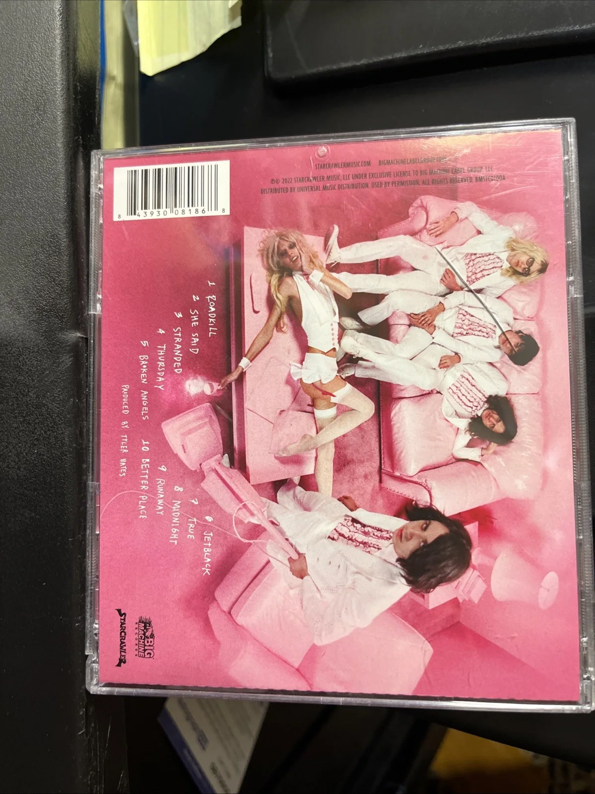 Starcrawler Signed She Said Cd ACOA CERTIFIED ARROW DE WILDE SETH, image 3