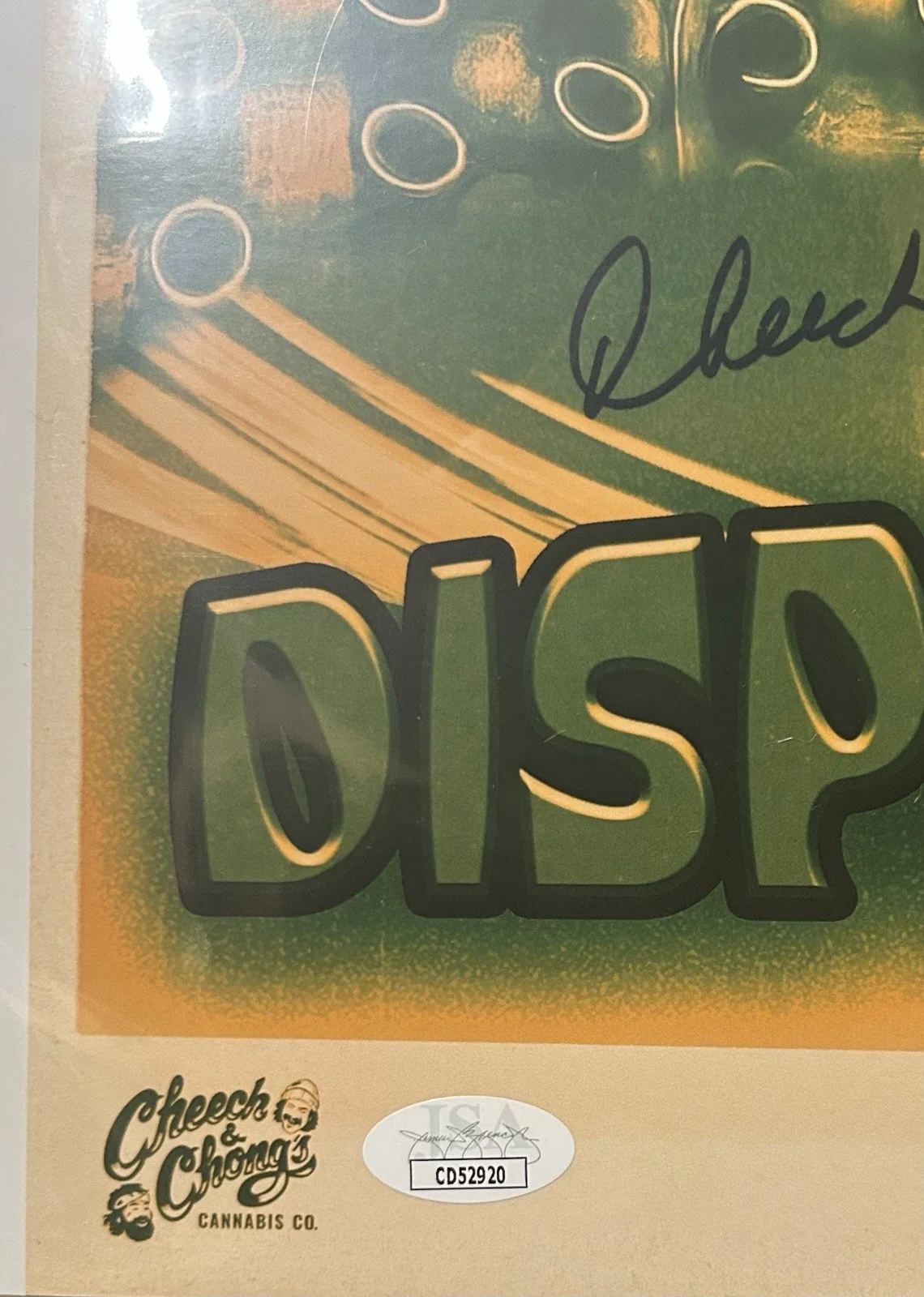 Cheech Marin & Tommy Chong Auto "Cheech & Chong's Dispensaria" 11x17 Photo (JSA), изображение 2