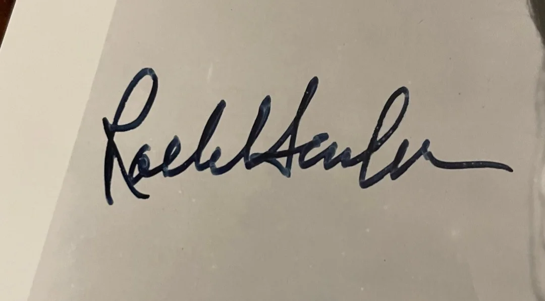 Rock Hudson — Rock Hudson Signed Autograph 8x10 B&W Glossy Photograph One Desire, image 2