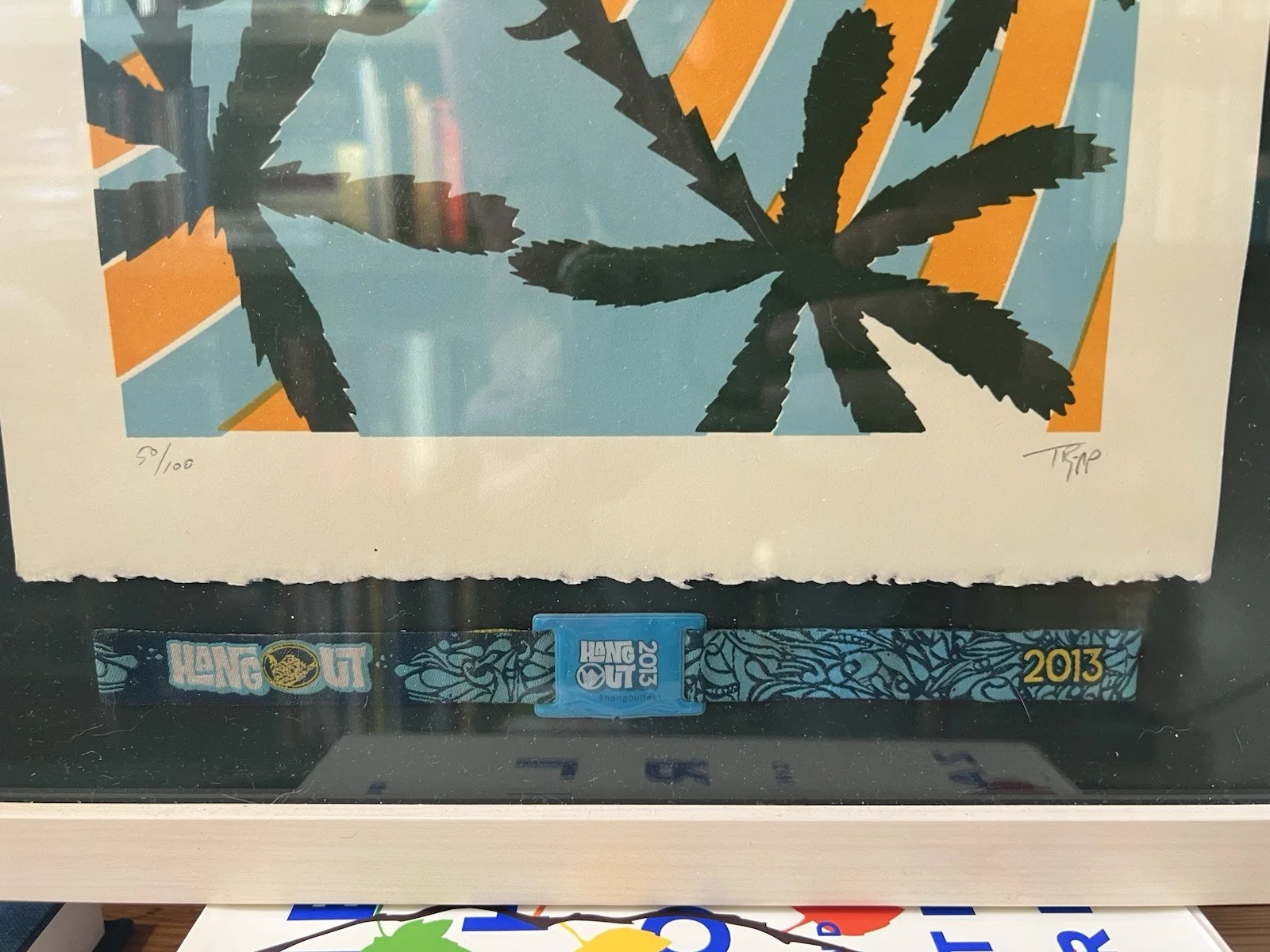Hangout Music Festival 2013 FRAMED Concert Poster - Signed And Numbered, изображение 2