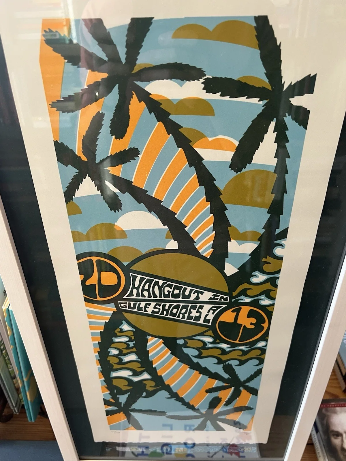Hangout Music Festival 2013 FRAMED Concert Poster - Signed And Numbered, изображение 3