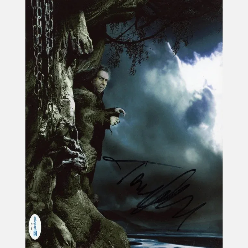 TIMOTHY SPALL autograph ACOA signed 8x10 photography HARRY POTTER — TIMOTHY SPALL autograph ACOA signed 8x10 photography HARRY POTTER
