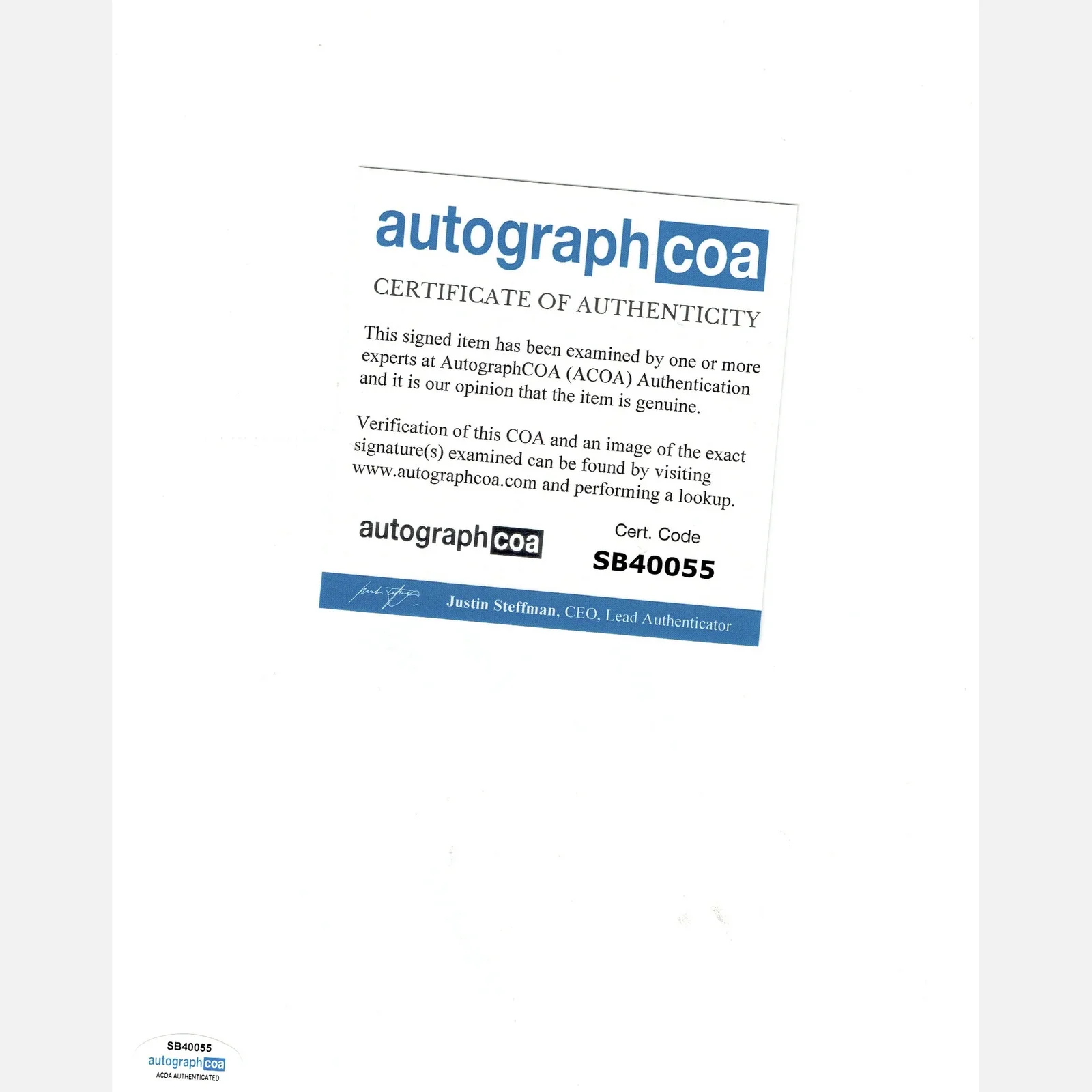 UMA THURMAN autograph ACOA signed 8x10 photography BATMAN — UMA THURMAN autograph ACOA signed 8x10 photography BATMAN, image 2