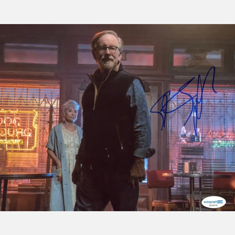 STEVEN SPIELBERG autograph ACOA signed 8x10 photography — STEVEN SPIELBERG autograph ACOA signed 8x10 photography