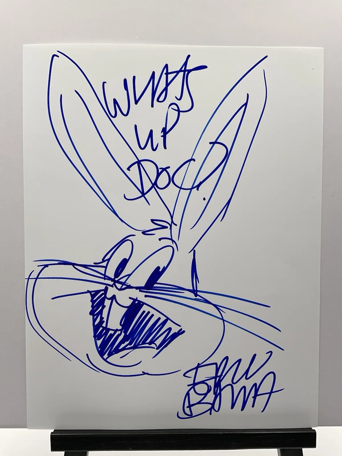 Eric Bauza — Eric Bauza sketch BAS Bugs Bunny Sketch Looney Tunes signed sketch Bugs auto