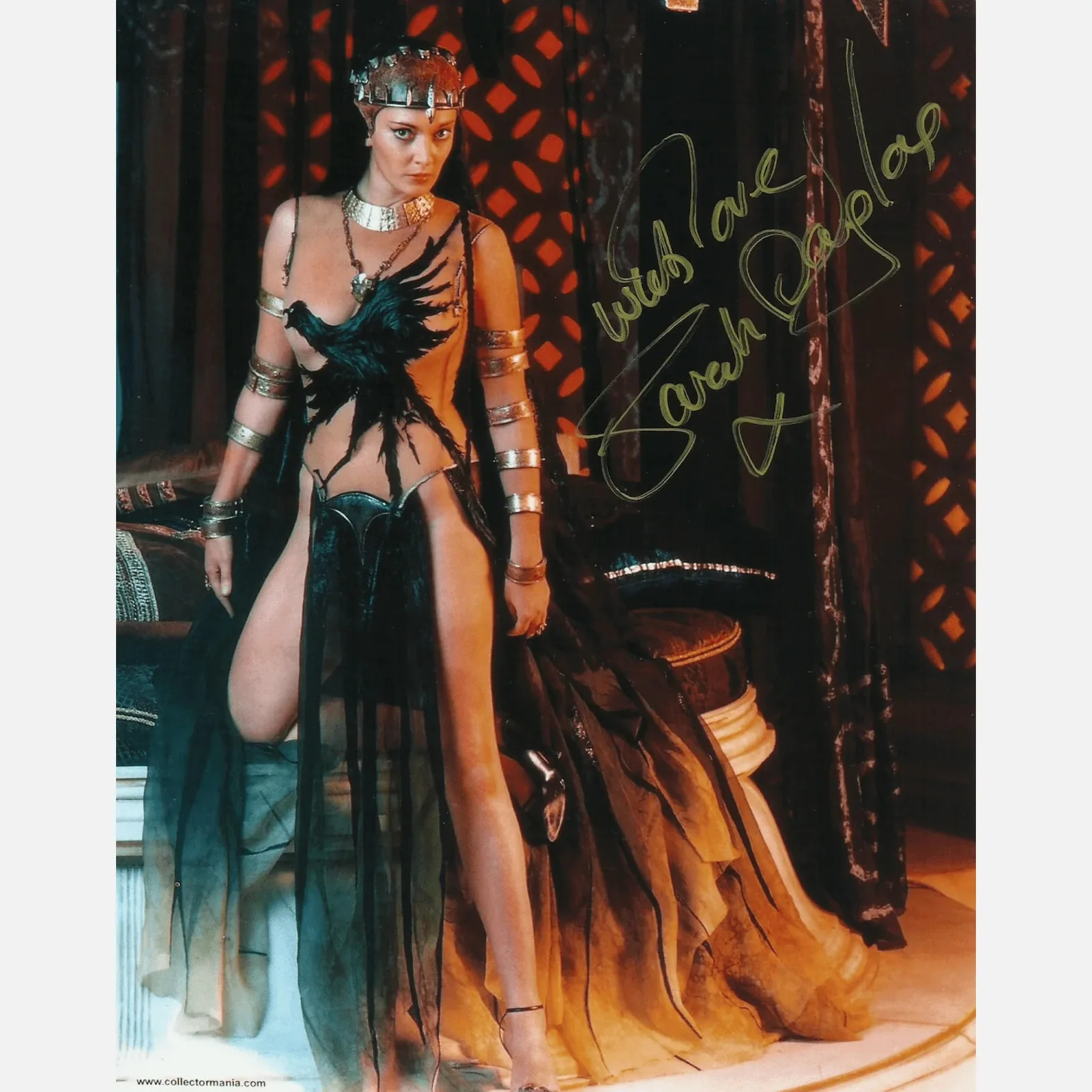 SARAH DOUGLAS autograph ACOA signed 8x10 photography CONAN — SARAH DOUGLAS autograph ACOA signed 8x10 photography CONAN