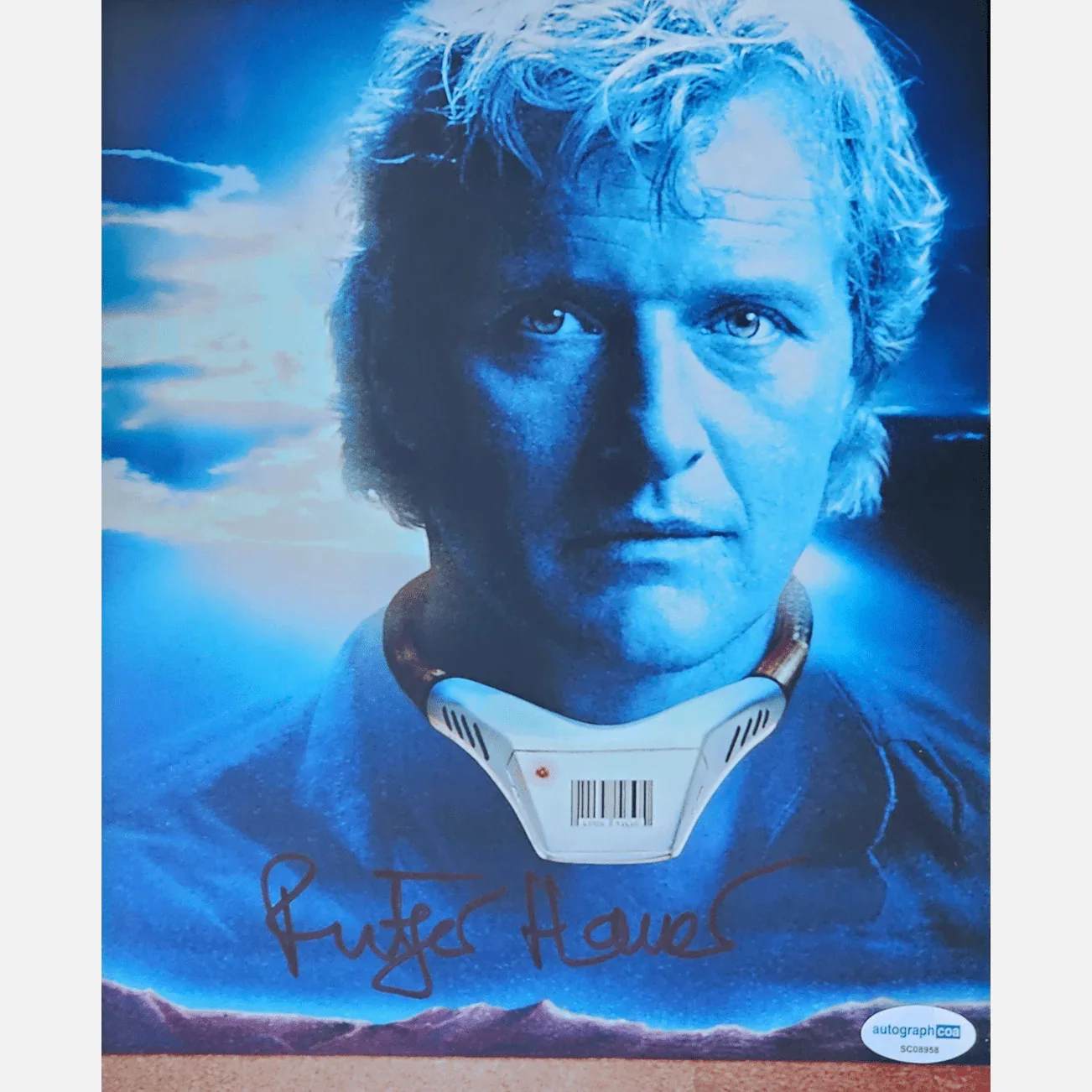 RUTGER HAUER autograph ACOA signed 8x10 photography — RUTGER HAUER autograph ACOA signed 8x10 photography