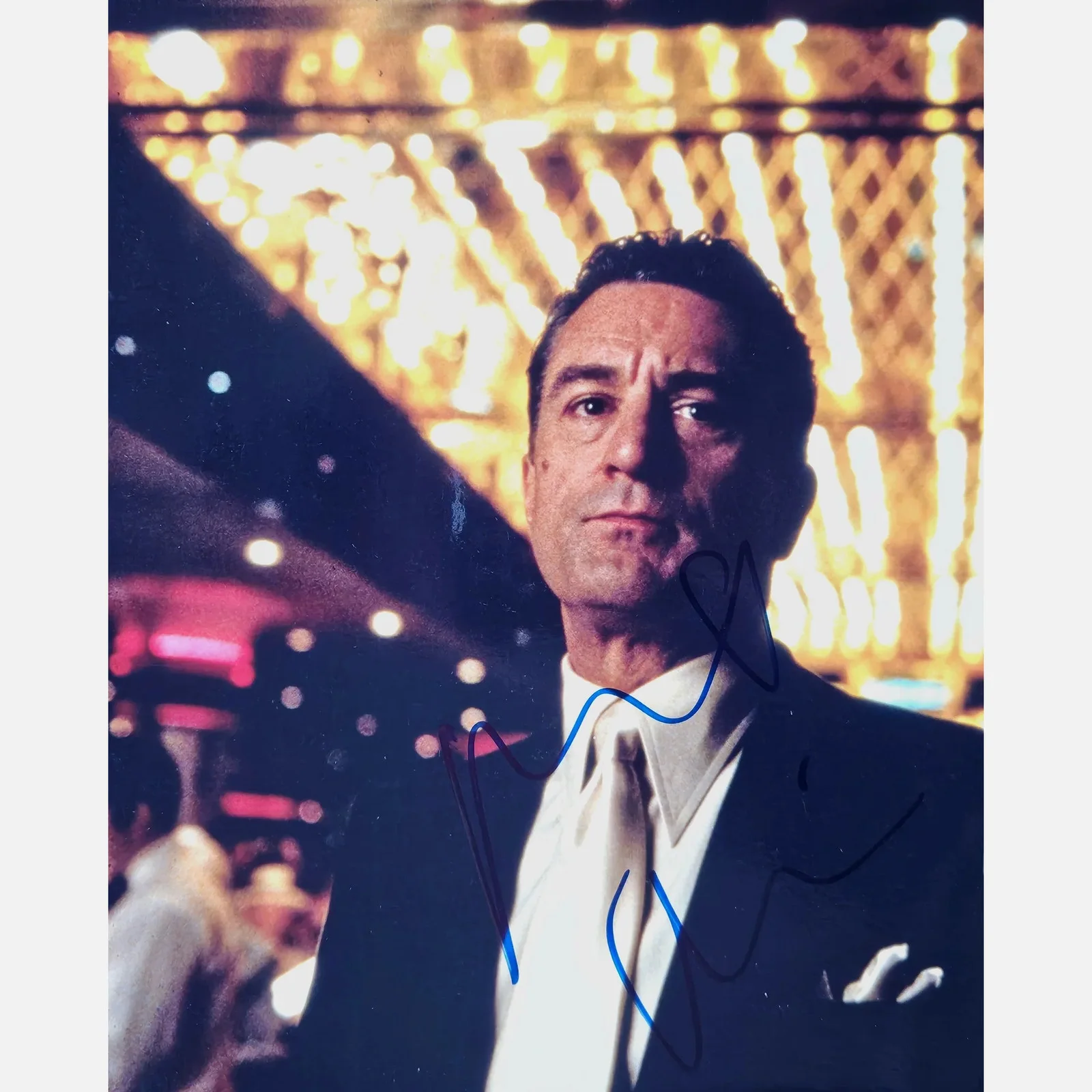 ROBERT DE NIRO autograph BECKETT & ACOA signed 8x10 photography — ROBERT DE NIRO autograph BECKETT & ACOA signed 8x10 photography CASINO
