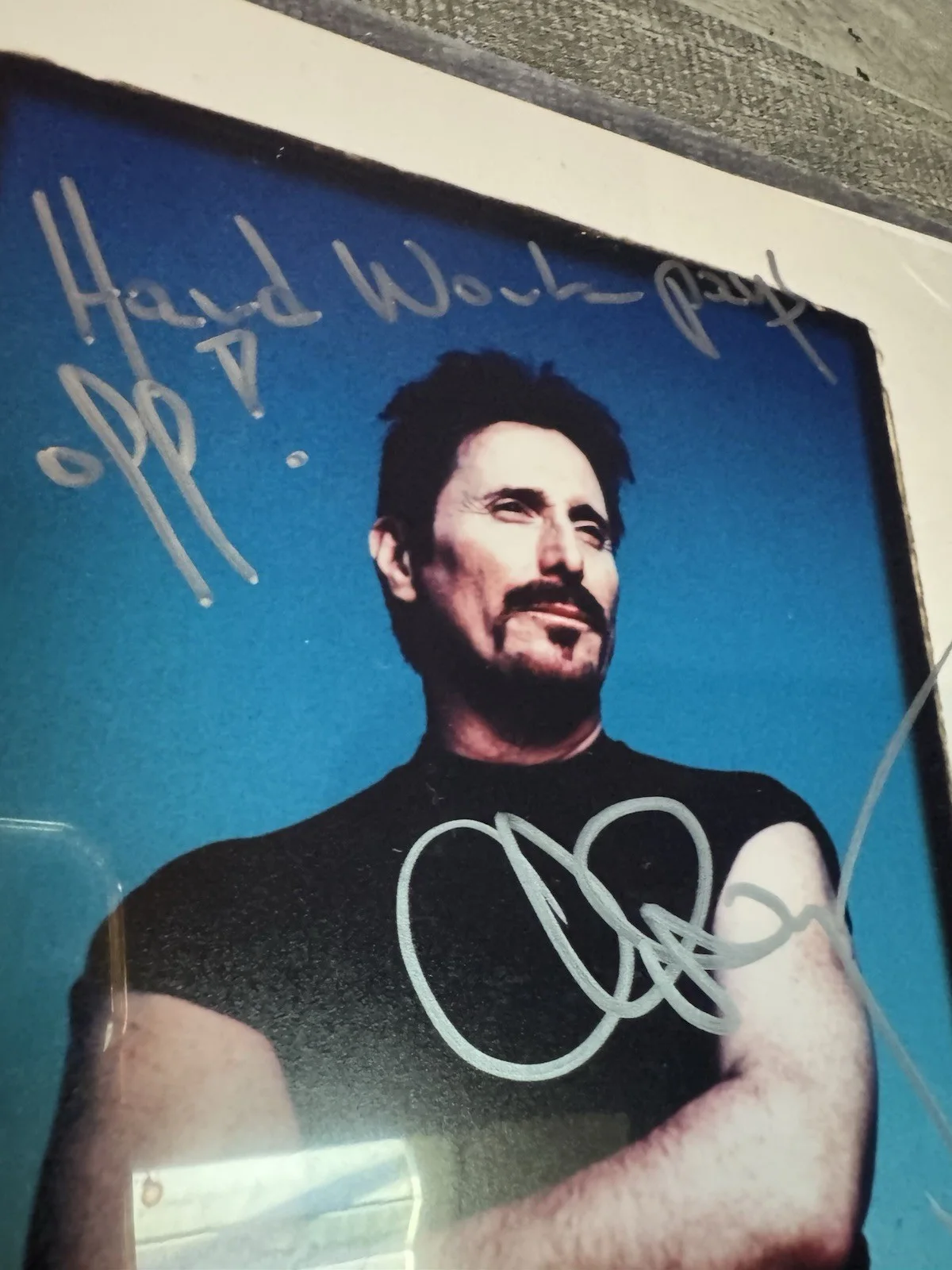 Signed Chuck Negron Color 8x10 Promo Press Photo Three Dog Night Dual COAs, изображение 2