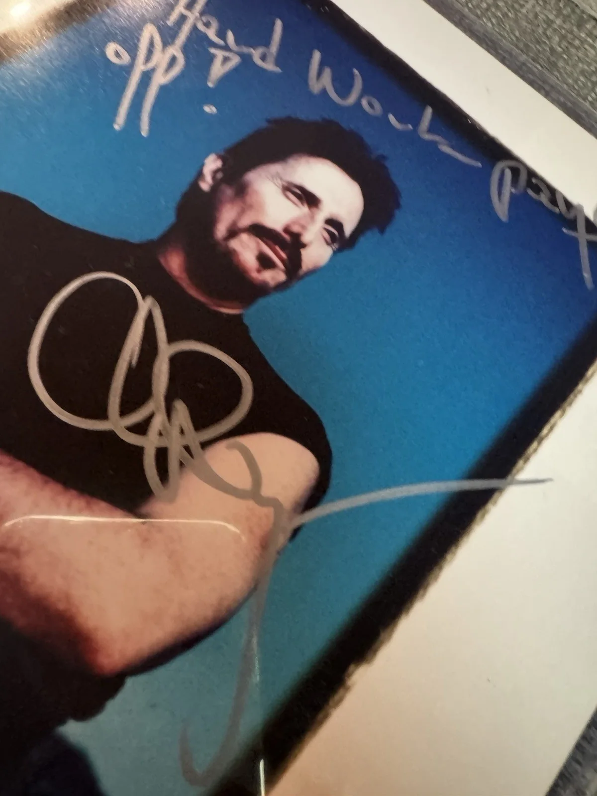 Signed Chuck Negron Color 8x10 Promo Press Photo Three Dog Night Dual COAs, изображение 3