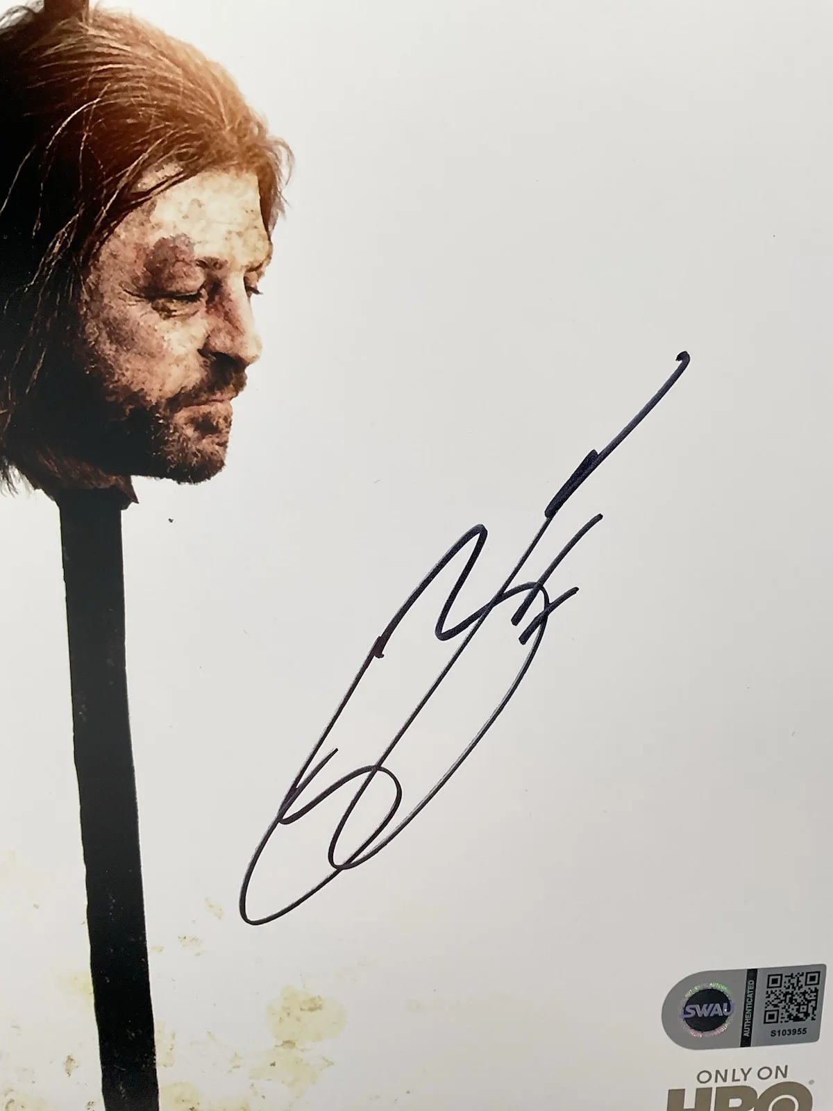 Sean Bean — Sean Bean signed 11x14 Game of Thrones signed 11x14 GOT signed photo Stark SWAU, image 2
