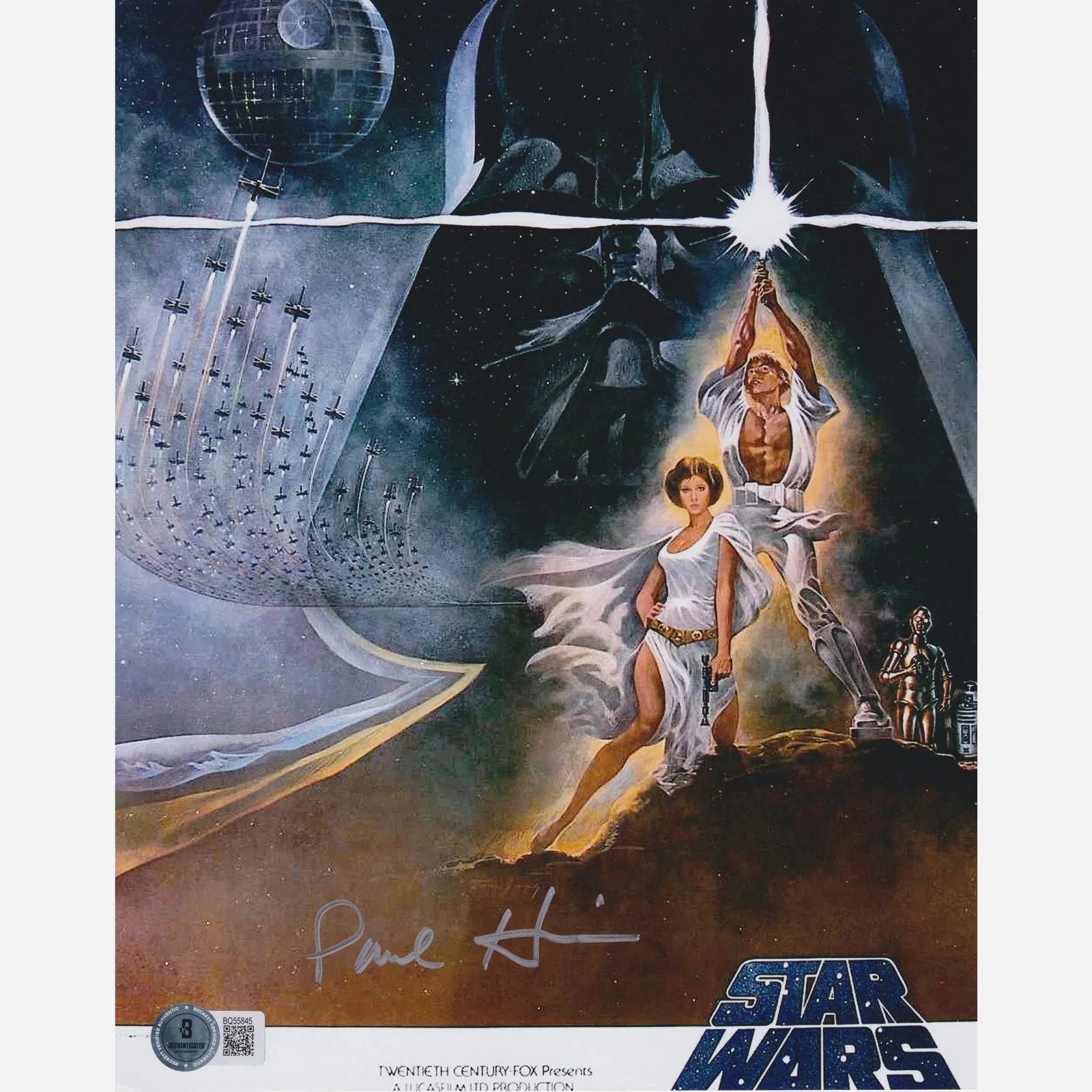 PAUL HIRSCH autograph BECKETT signed 8x10 photography STAR WARS — PAUL HIRSCH autograph BECKETT signed 8x10 photography STAR WARS
