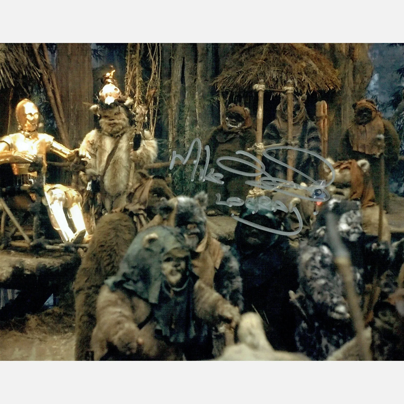 MIKE EDMONDS autograph ACOA signed 8x10 photography STAR WARS — MIKE EDMONDS autograph ACOA signed 8x10 photography STAR WARS