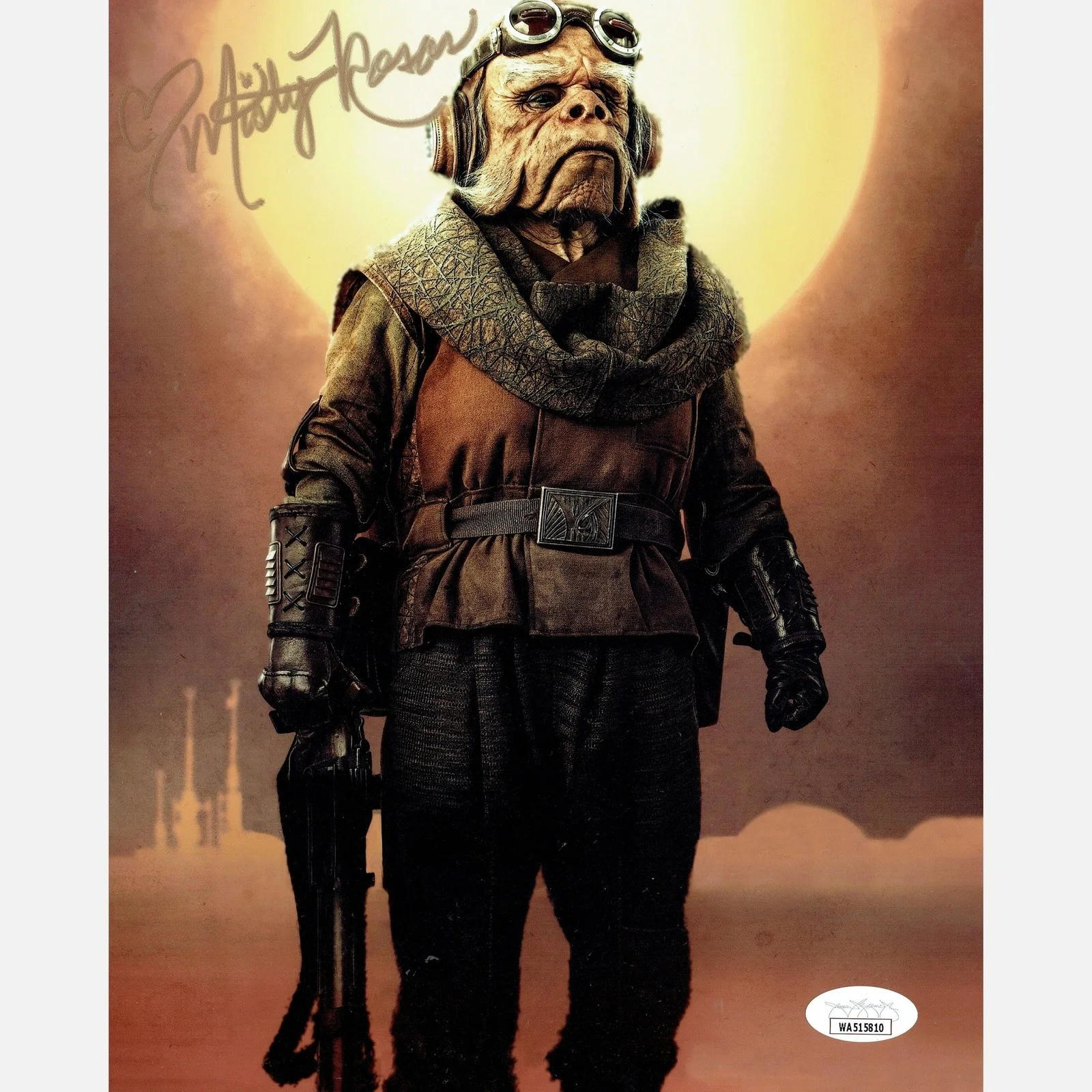MISTY ROSAS autograph JSA signed 8x10 photography STAR WARS — MISTY ROSAS autograph JSA signed 8x10 photography STAR WARS