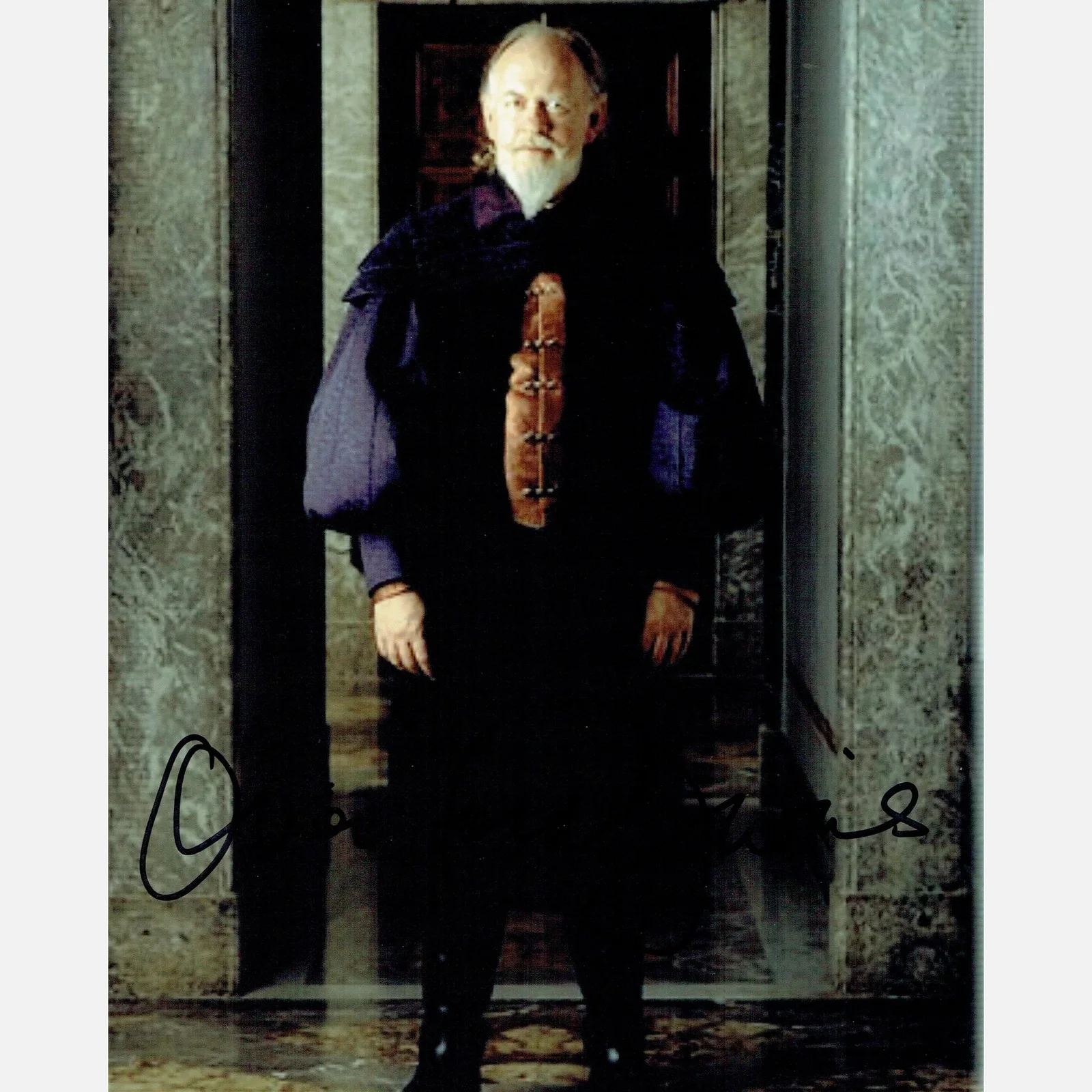 OLIVER FORD DEVIES autograph ACOA signed 8x10 photography STAR — OLIVER FORD DEVIES autograph ACOA signed 8x10 photography STAR WARS
