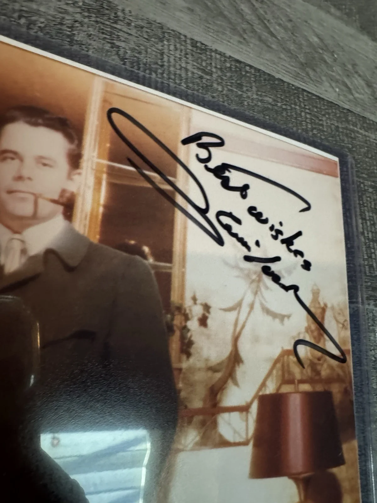 Glenn Ford — GLENN FORD Signed Autographed 8x10 Color HOLLYWOOD MOVIE STAR ACTOR Dual COAs, изображение 2
