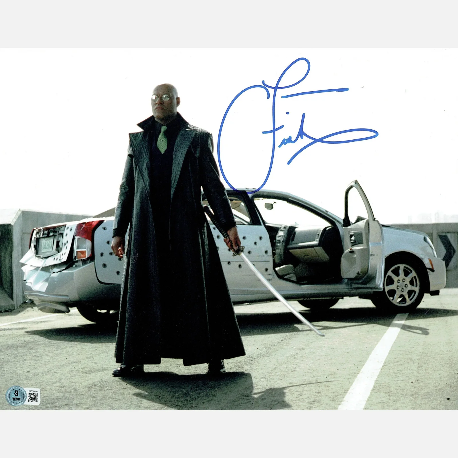 LAURENCE FISHBURNE autograph BECKETT signed 11x14 photography — LAURENCE FISHBURNE autograph BECKETT signed 11x14 photography MATRIX