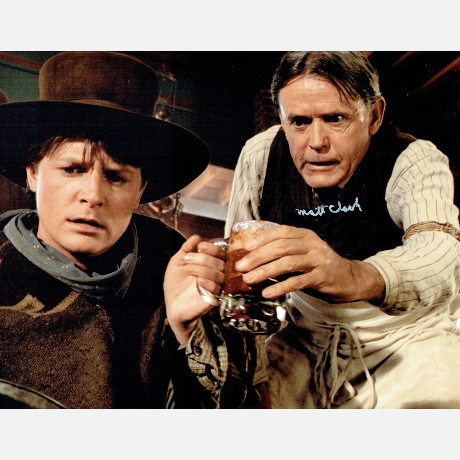 MATT CLARK autograph ACOA signed 11x14 photography Back to the — MATT CLARK autograph ACOA signed 11x14 photography Back to the Future