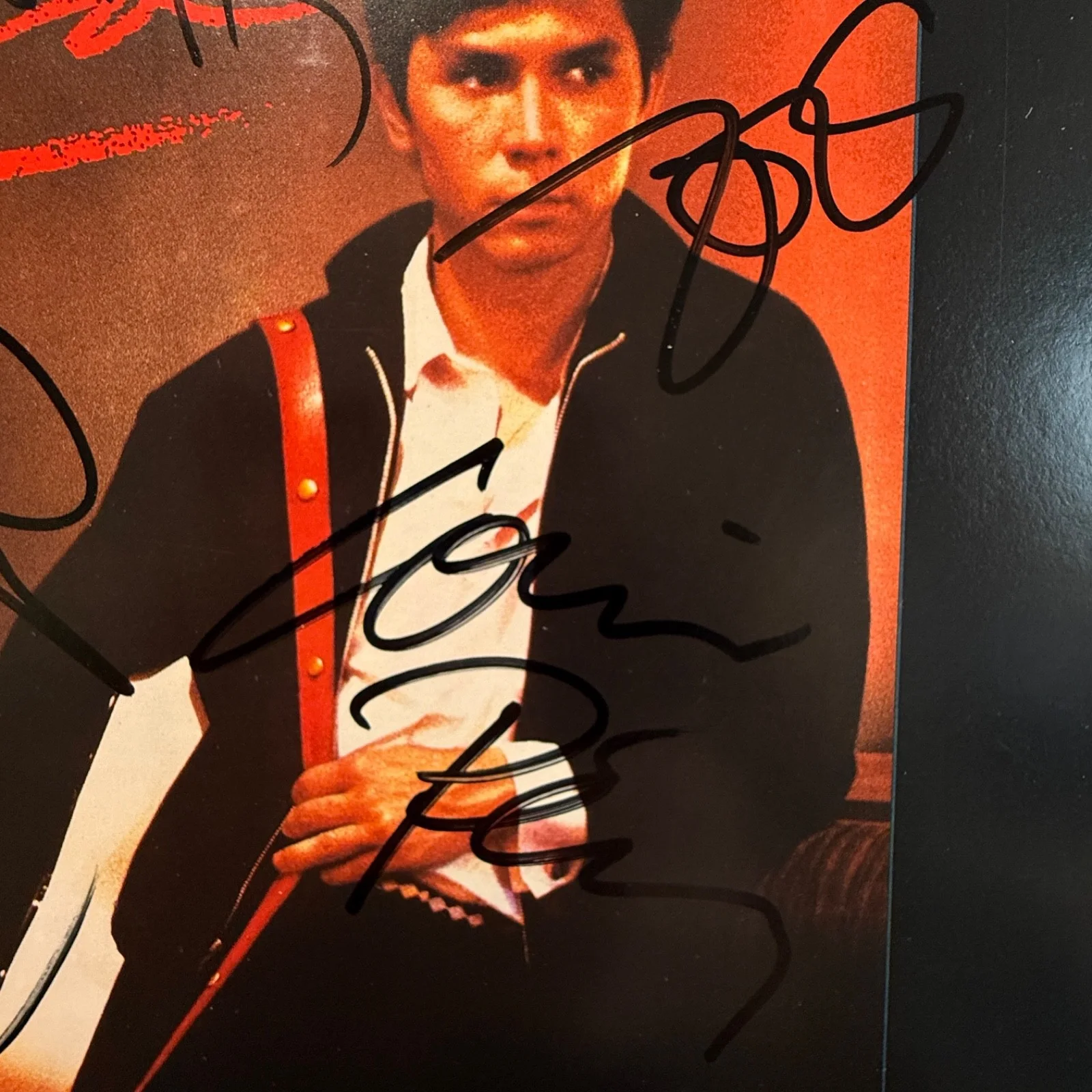 LOS LOBOS La Bamba soundtrack AUTOGRAPHED BY 5 MEMBERS! Miro Jugum Collection NM, изображение 3