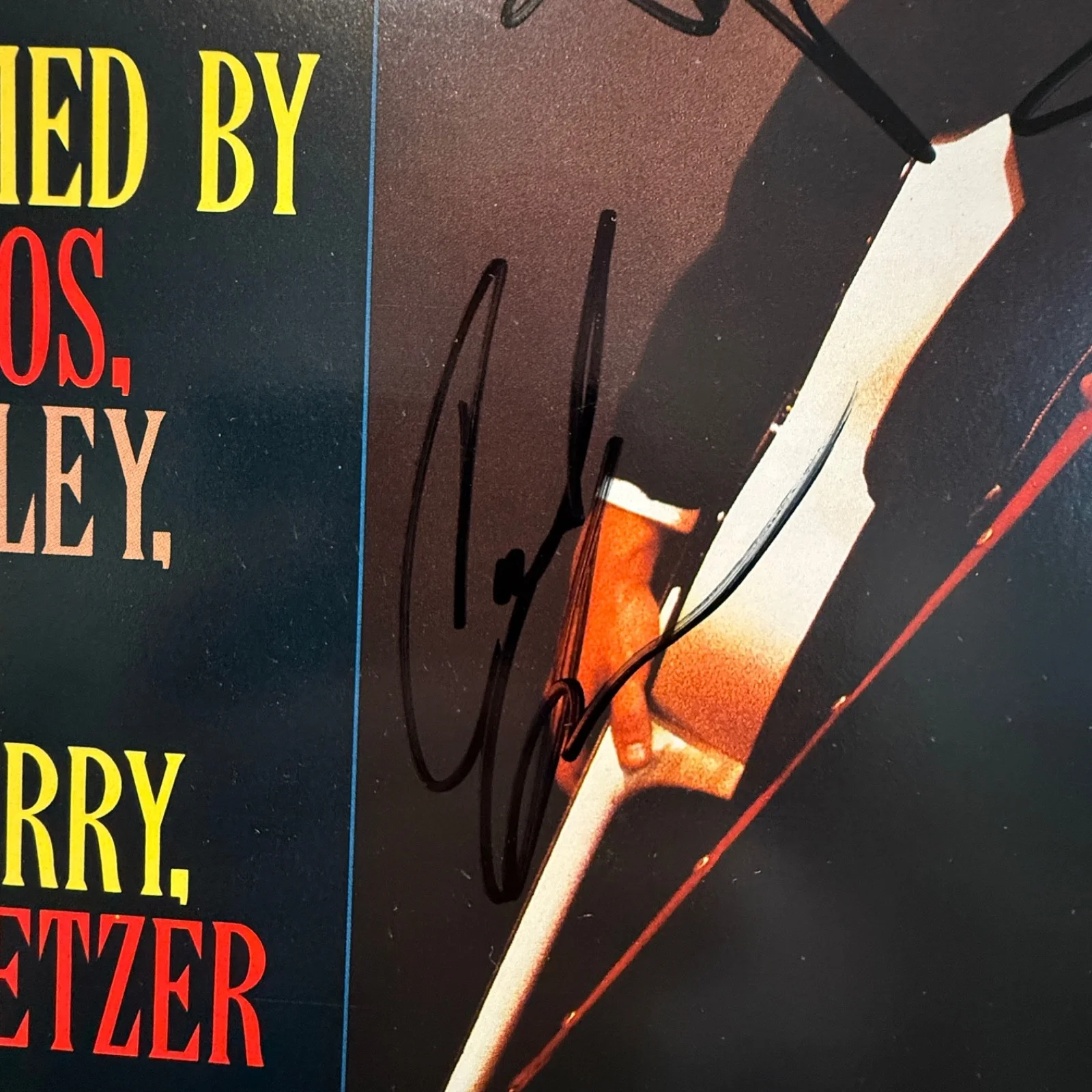 LOS LOBOS La Bamba soundtrack AUTOGRAPHED BY 5 MEMBERS! Miro Jugum Collection NM, изображение 4