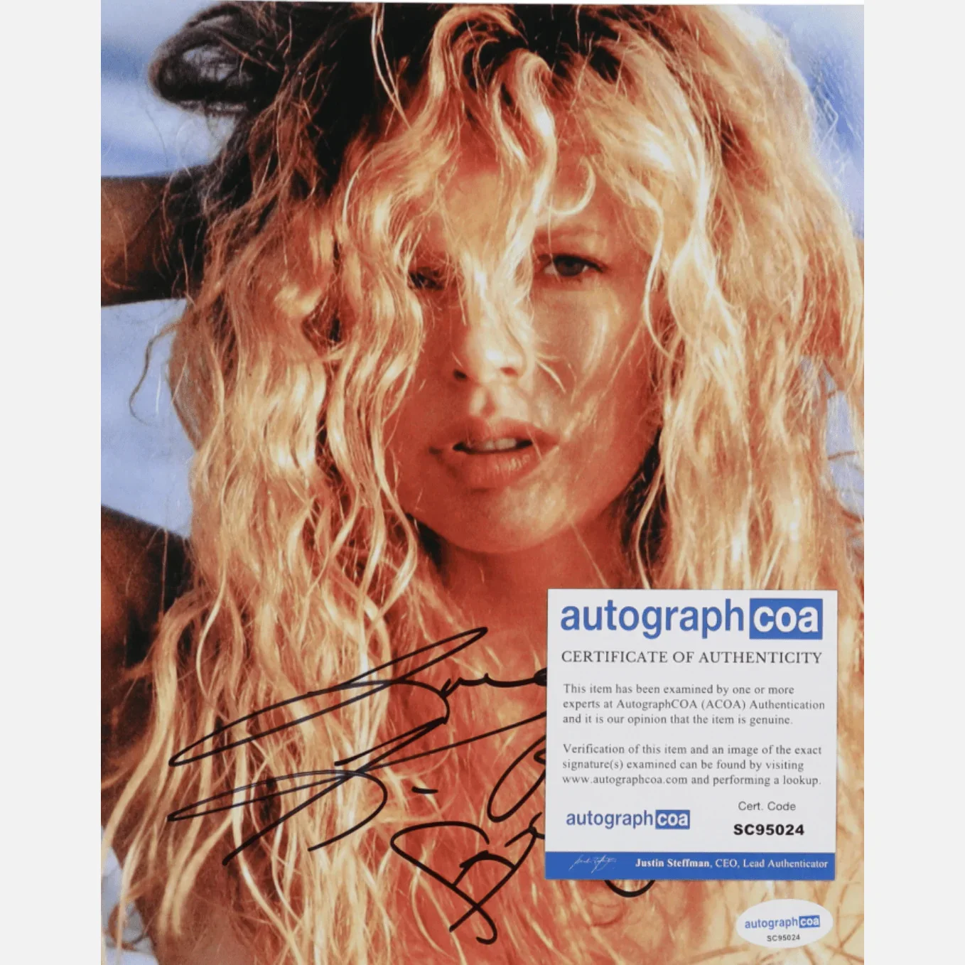 KIM BASINGER autograph ACOA signed 8x10 photography — KIM BASINGER autograph ACOA signed 8x10 photography, image 2