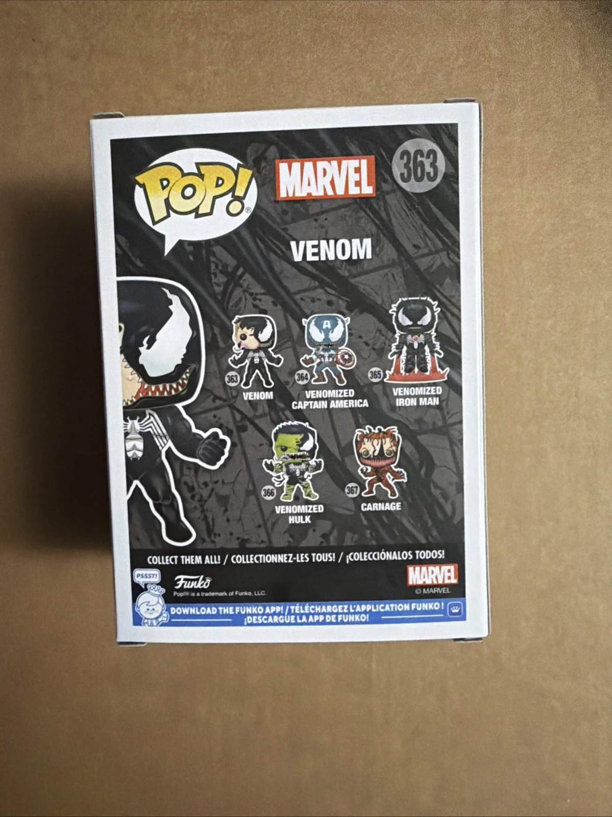 Tom Hardy — Tom Hardy Signed/Autographed Venom Funko Pop! Marvel. Beckett COA, image 3