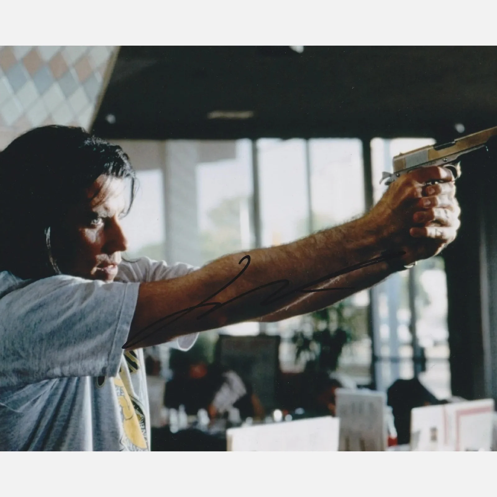 JOHN TRAVOLTA autograph ACOA signed 8x10 photography PULP FICTION — JOHN TRAVOLTA autograph ACOA signed 8x10 photography PULP FICTION