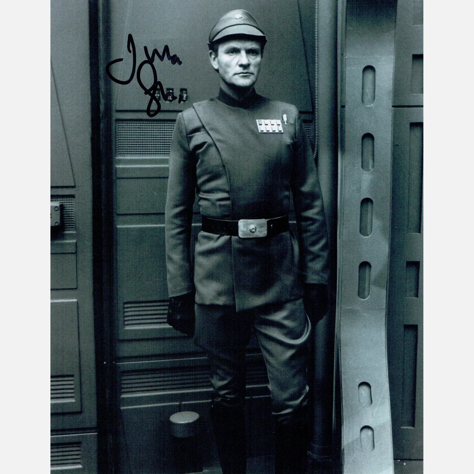 JULIAN GLOVER autograph ACOA signed 8x10 photography STAR WARS — JULIAN GLOVER autograph ACOA signed 8x10 photography STAR WARS