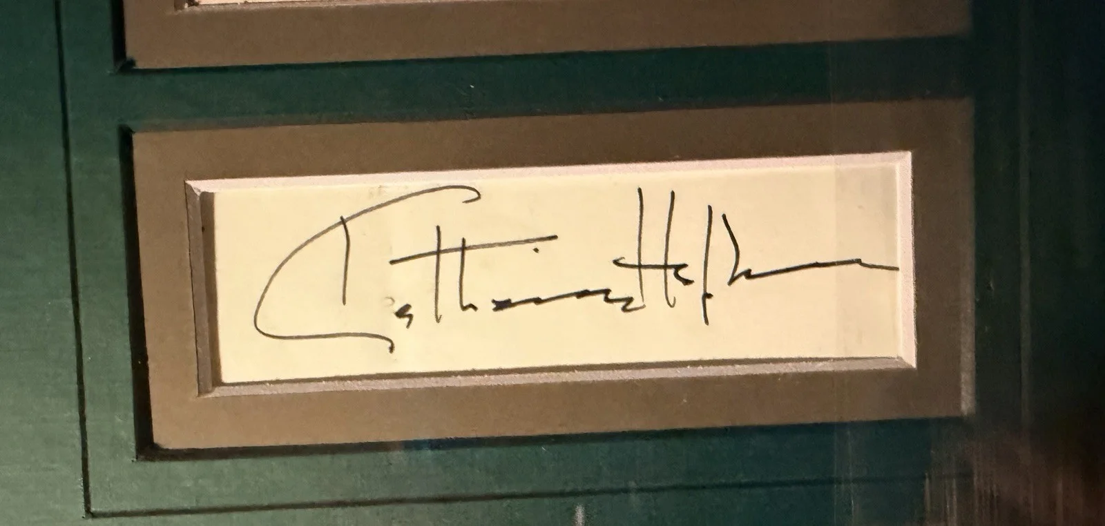 Spencer Tracy, Katharine Hepburn — SPENCER TRACY & KATHARINE HEPBURN Autographs Framed JSA Signed, image 4
