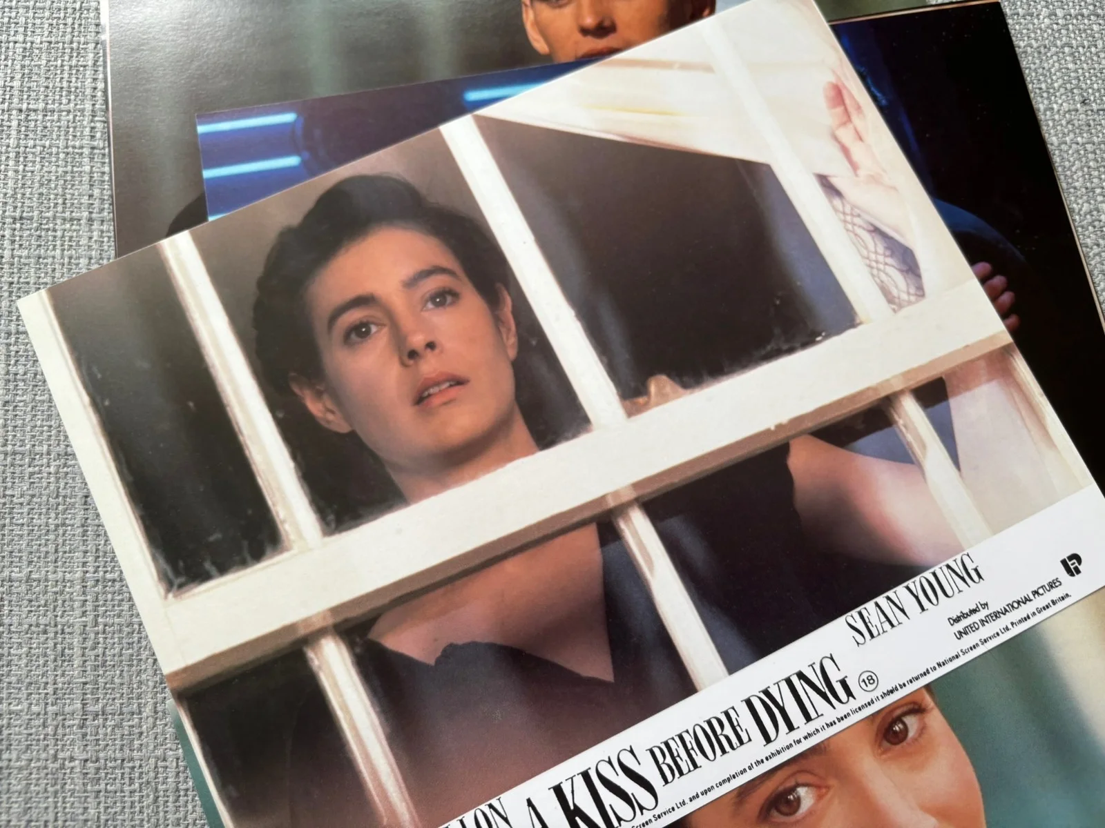 MATT DILLON, SEAN YOUNG, eight vintage FOH stills A KISS BEFORE DYING, изображение 2