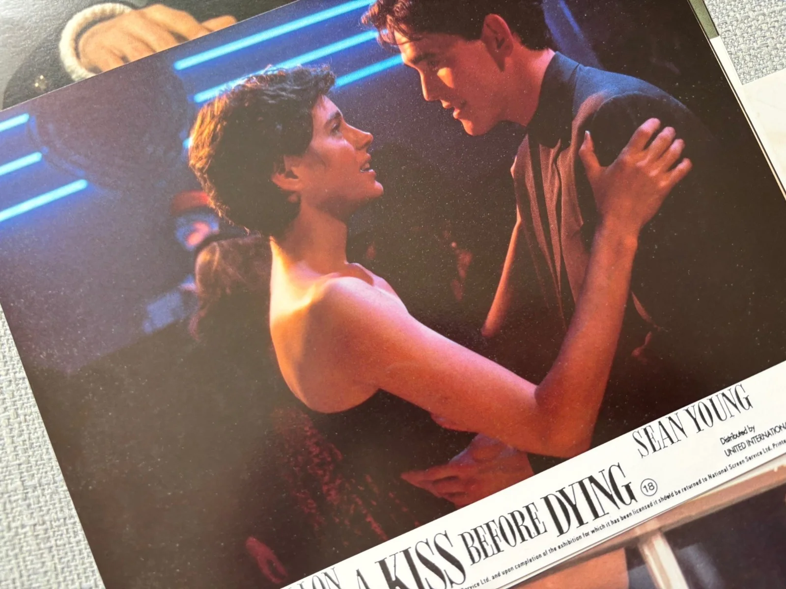 MATT DILLON, SEAN YOUNG, eight vintage FOH stills A KISS BEFORE DYING, изображение 3