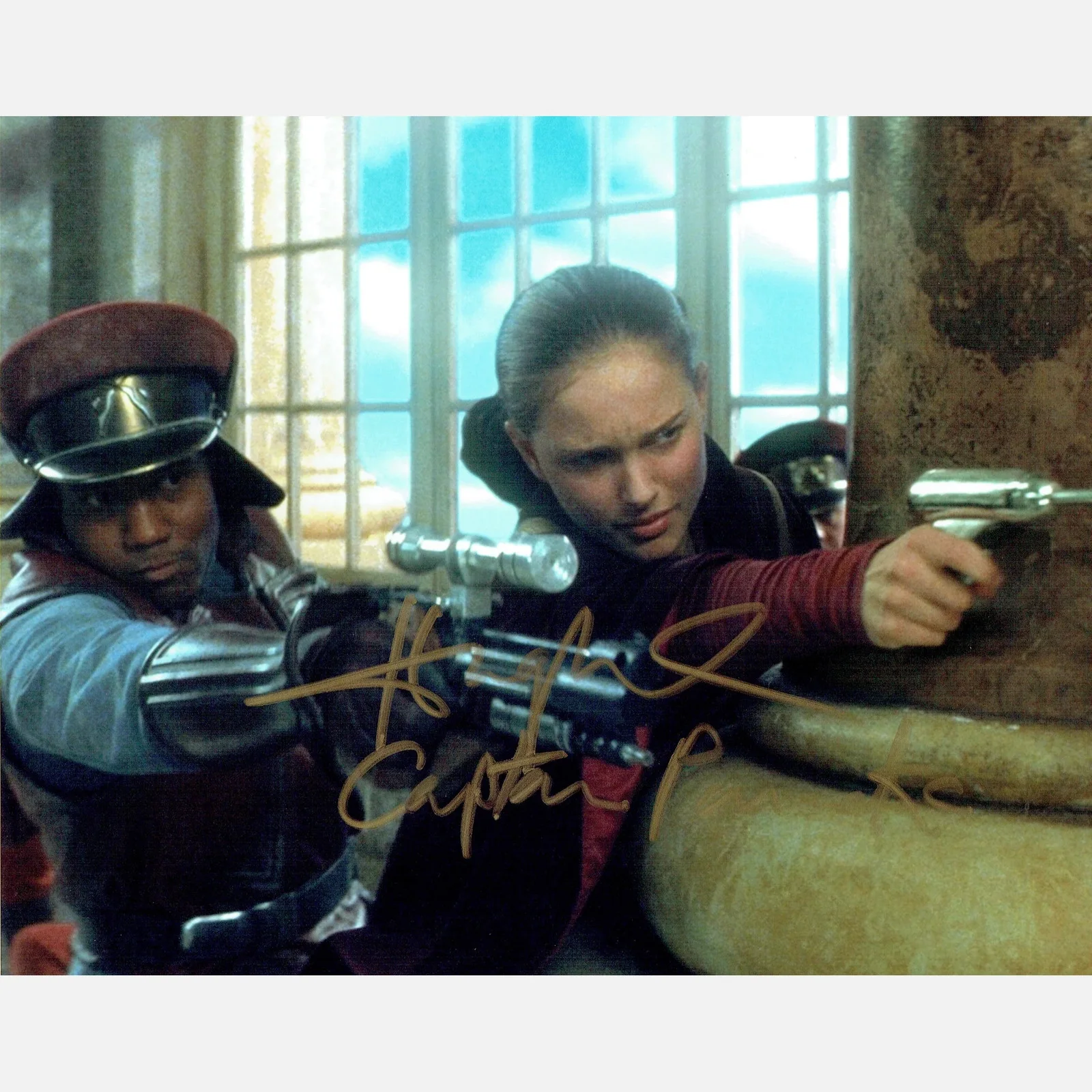 HUGH QUARSHIE autograph ACOA signed 8x10 photography STAR WARS — HUGH QUARSHIE autograph ACOA signed 8x10 photography STAR WARS