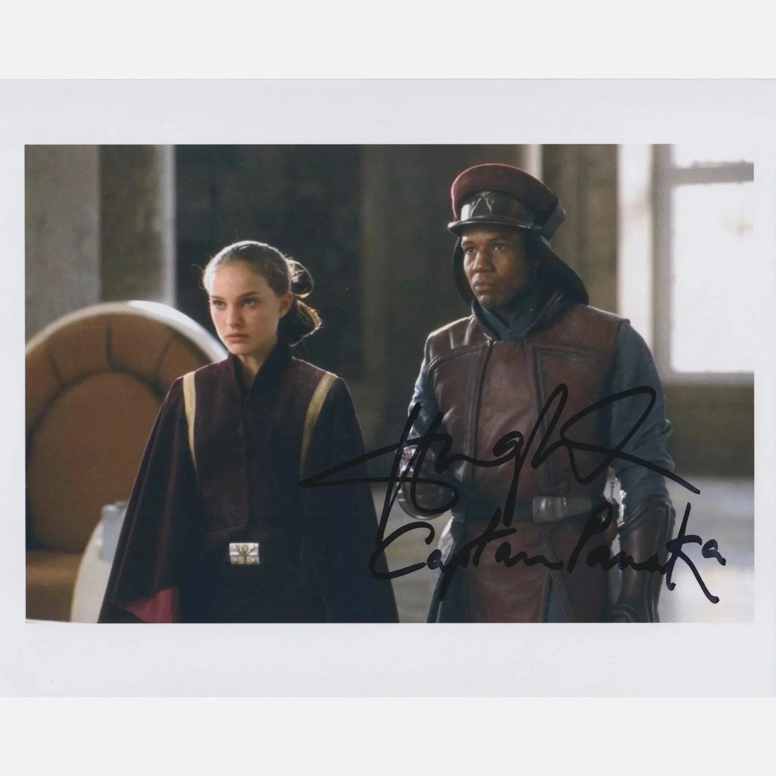 HUGH QUARSHIE autograph ACOA signed 8x10 photography STAR WARS — HUGH QUARSHIE autograph ACOA signed 8x10 photography STAR WARS