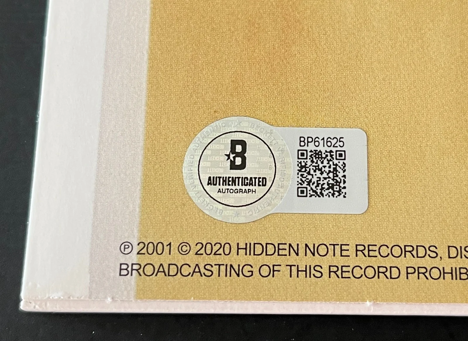 CHRIS CARRABBA SIGNED DASHBOARD CONFESSIONAL VINYL LP w/EXACT PROOF BECKETT COA, image 4