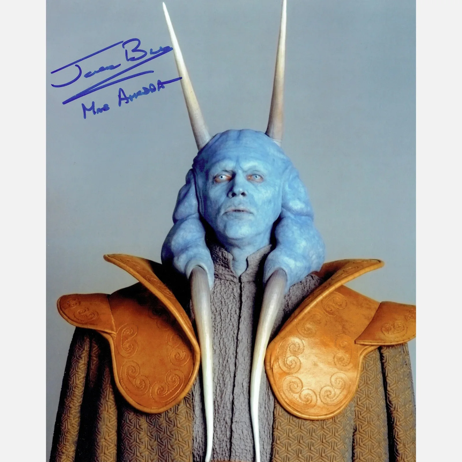 JEROME BLAKE autograph ACOA signed 8x10 photography STAR WARS — JEROME BLAKE autograph ACOA signed 8x10 photography STAR WARS