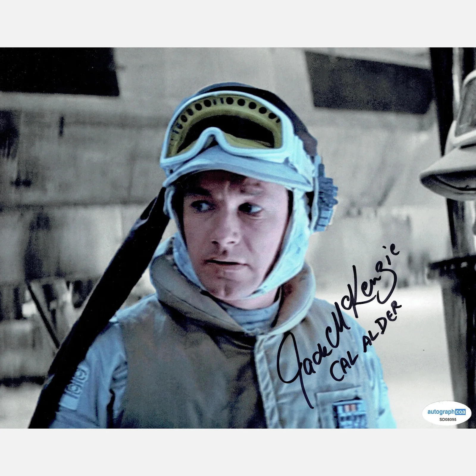 JACK McKENZIE autograph ACOA signed 8x10 photography STAR WARS — JACK McKENZIE autograph ACOA signed 8x10 photography STAR WARS