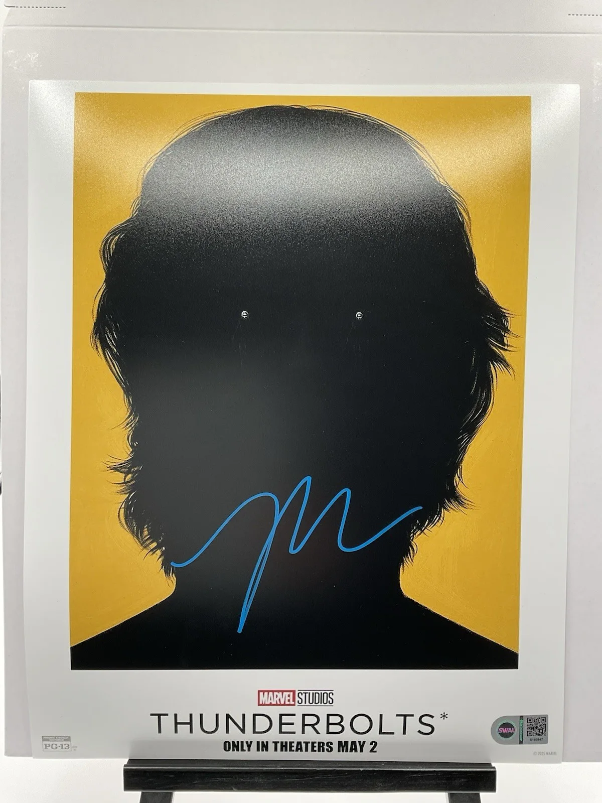 Lewis Pullman — Lewis Pullman signed 11x14 SWAU Thunderbolts signed photo Marvel signed Sentry